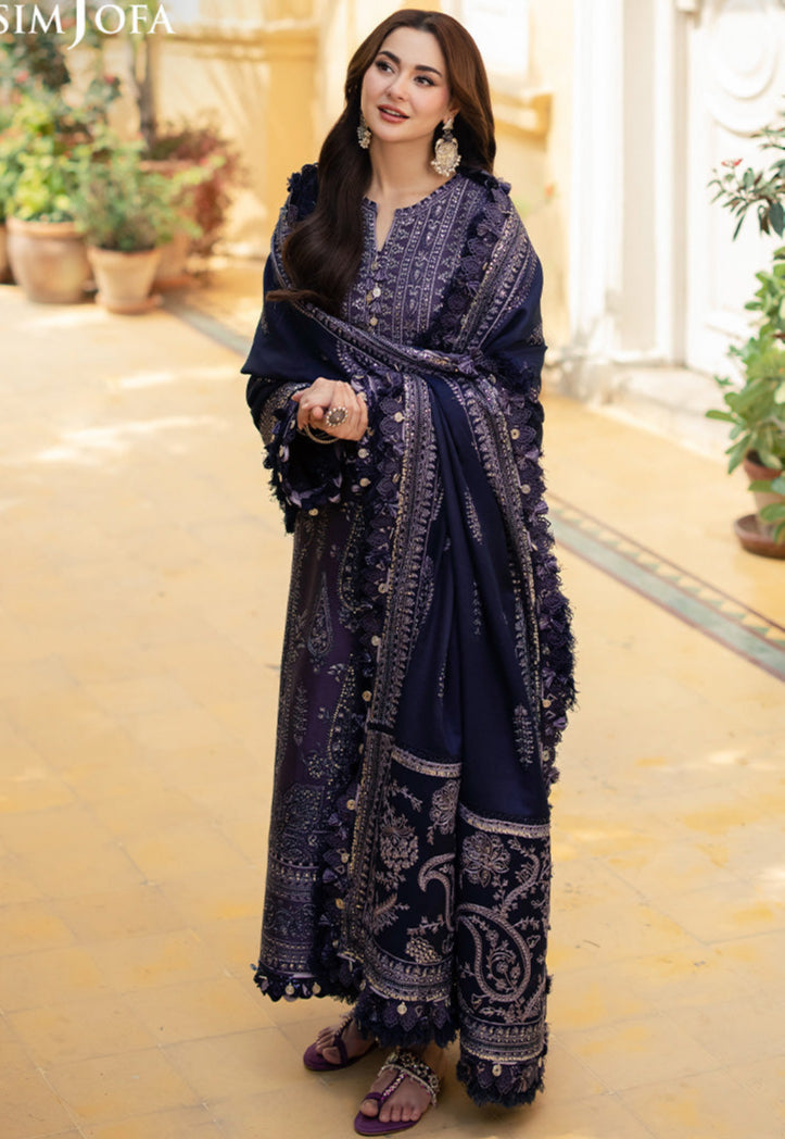 3 Piece Stitched - Luxury Embroidered Chiffon | AsimJofa