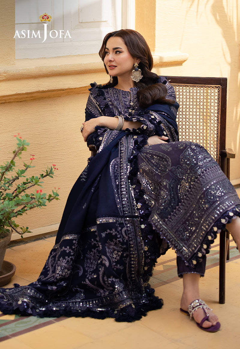 3 Piece Stitched - Luxury Embroidered Chiffon | AsimJofa