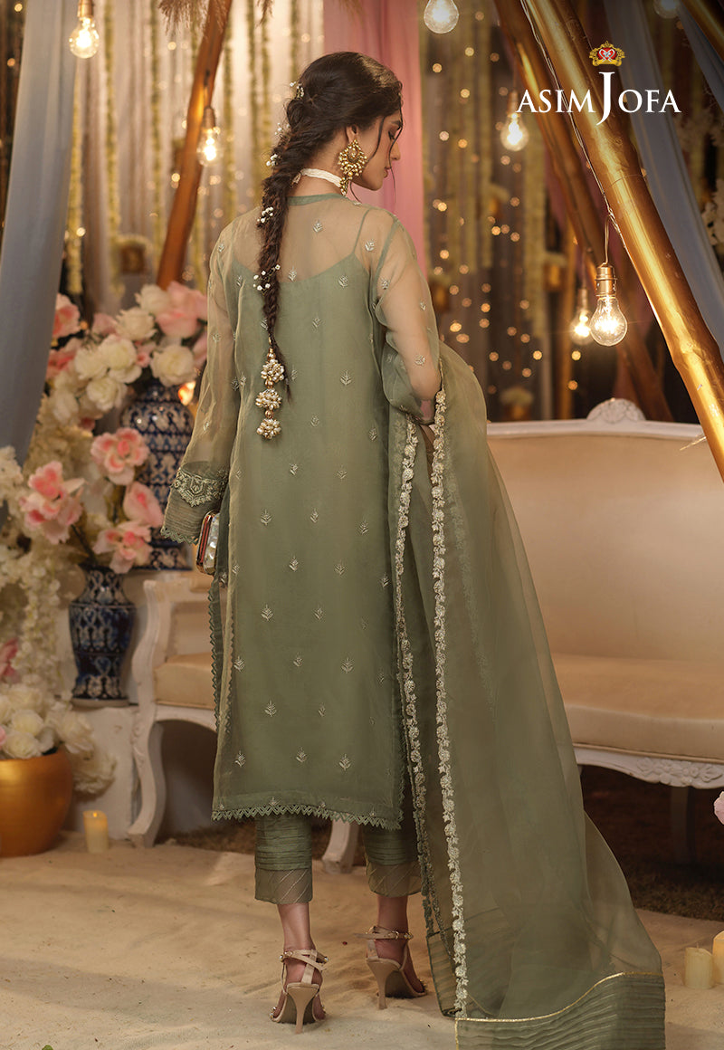 Embroidered Organza By Asim Jofa - STITCHED