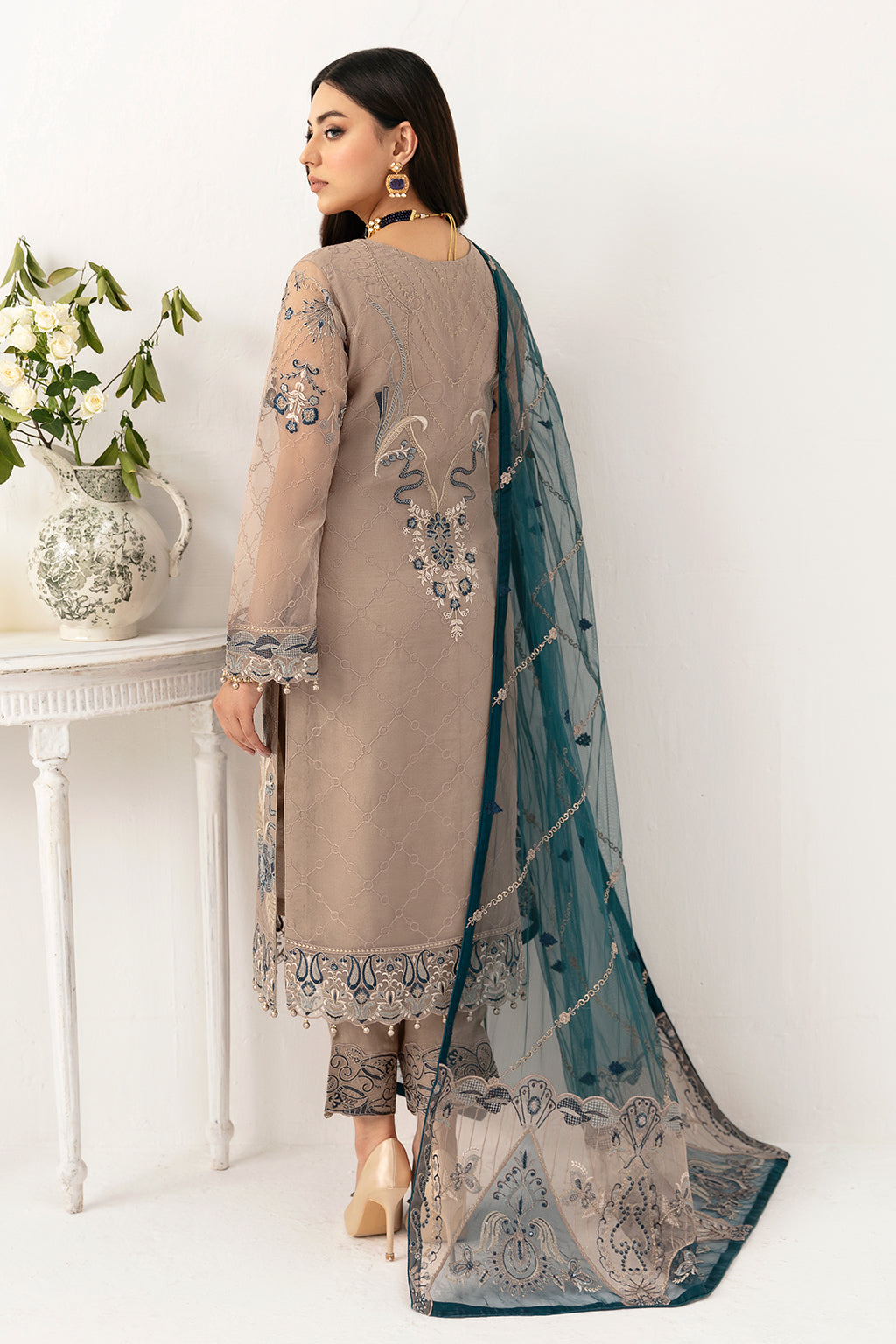 Embroidered Organza By Ramsha - STITCHED