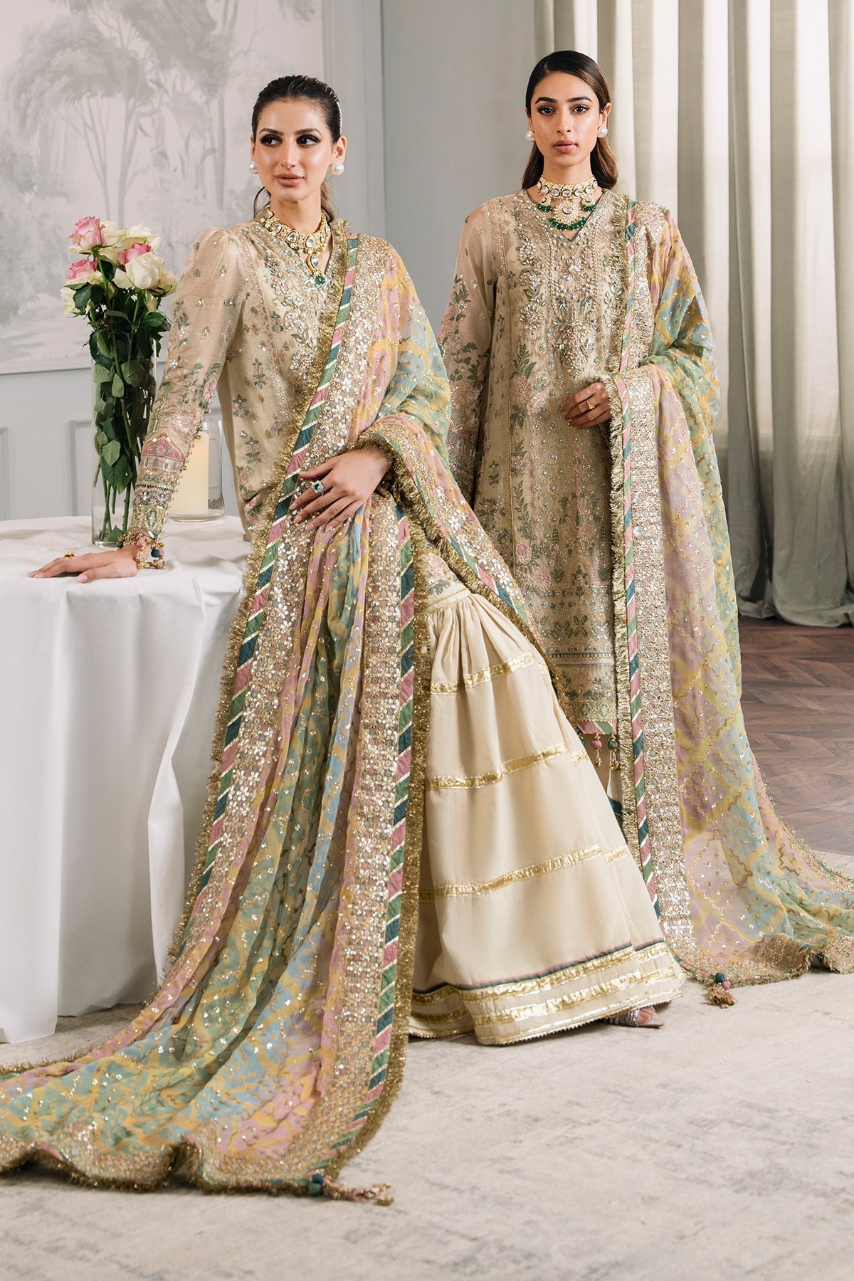 Embroidered Masuri By Baroque - STITCHED