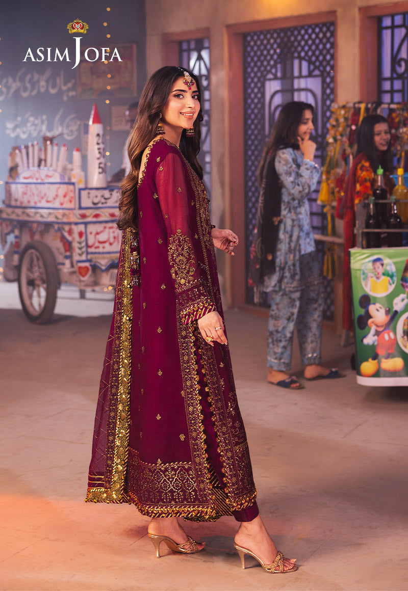 Embroidered Chiffon By Asim Jofa - STITCHED