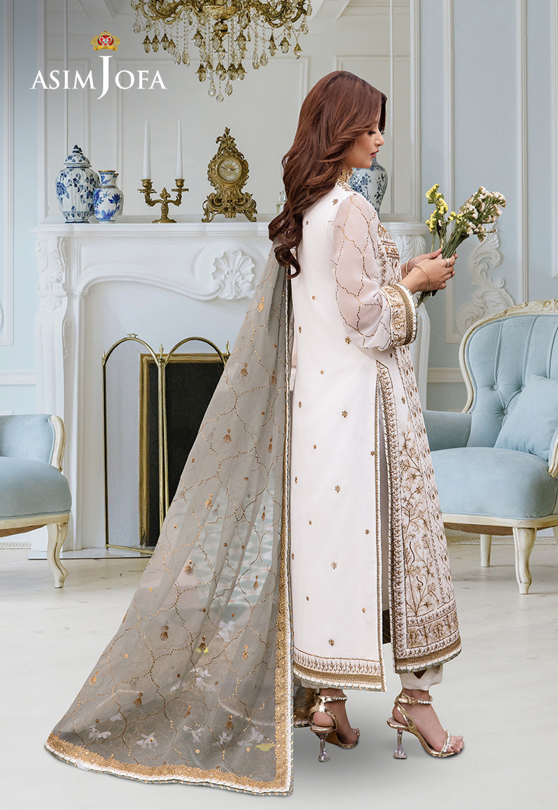3 Piece Stitched - Luxury Embroidered Chiffon | AsimJofa