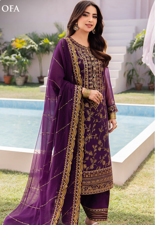 Embroidered Chiffon By Asim Jofa - STITCHED