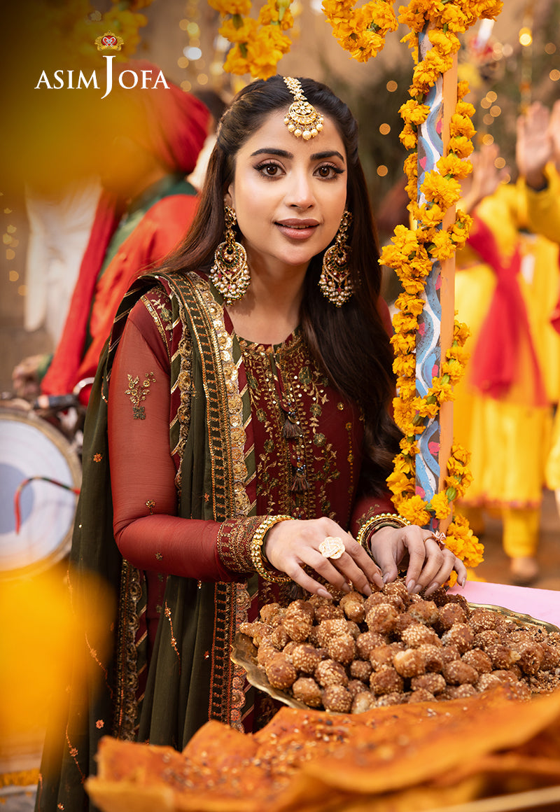 EMBROIDERED CHIFFON By ASIM JOFA (Stitched)