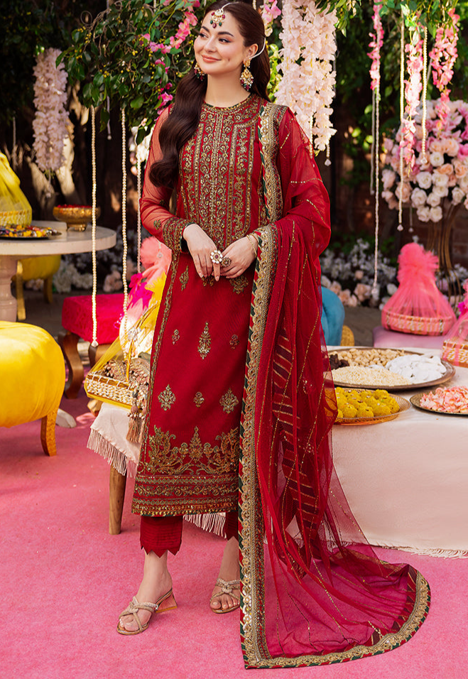 3 Piece Stitched - Embroidered | AsimJofa