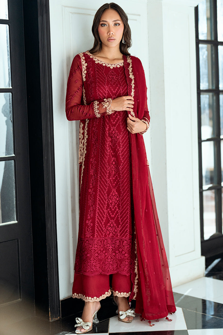 3 Piece Embroidered By Azure - STITCHED