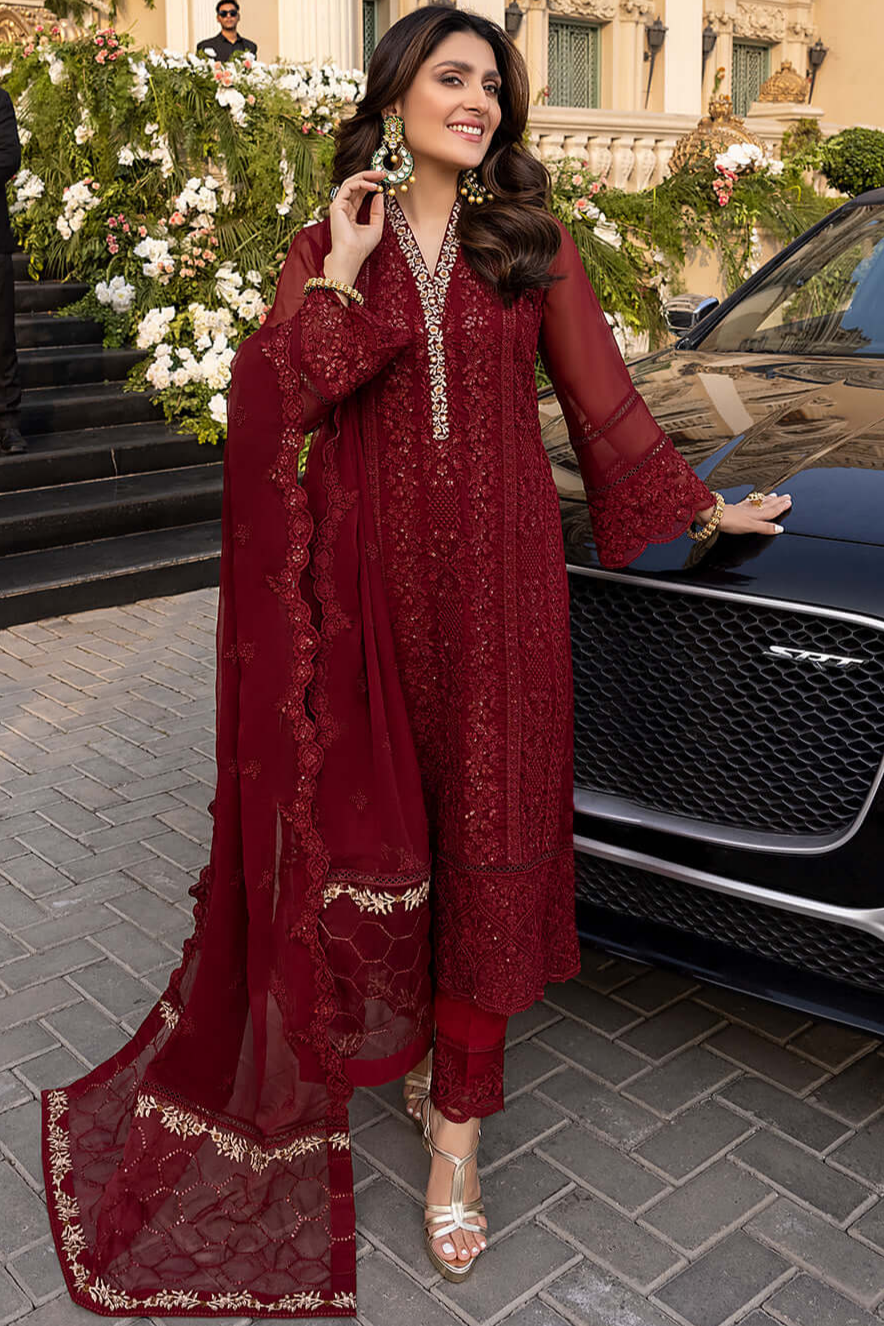 Vibrant Ruby By Azure - STITCHED