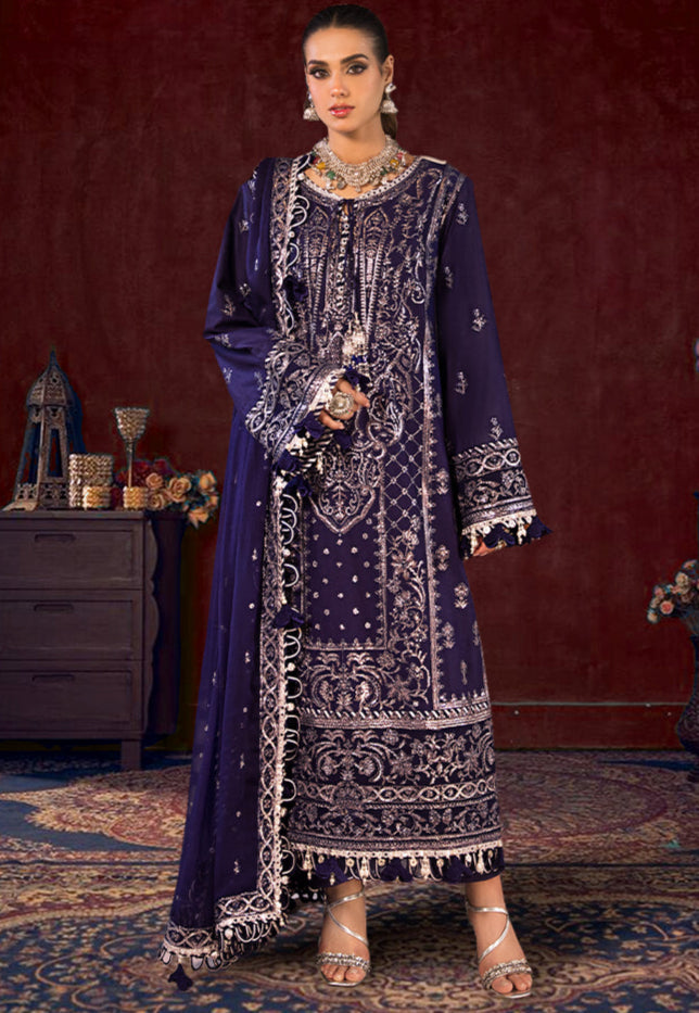 3 Piece Stitched - Luxury Embroidered Cambric | AsimJofa