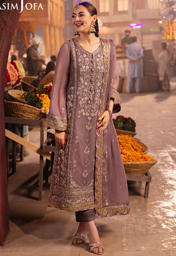 3 Piece Stitched - Luxury Embroidered Chiffon | AsimJofa