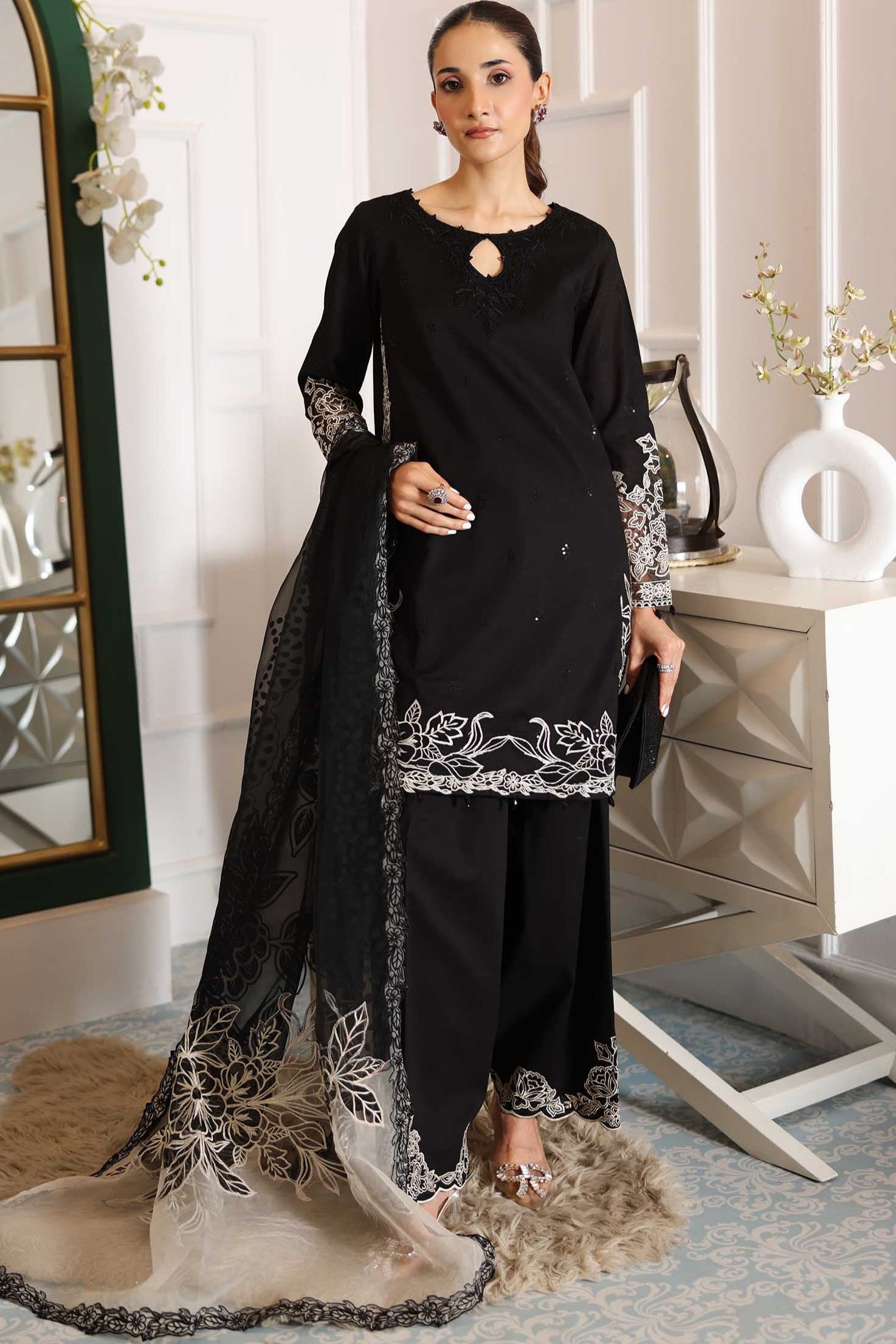 3 Piece Embroidered By Maria.B - STITCHED