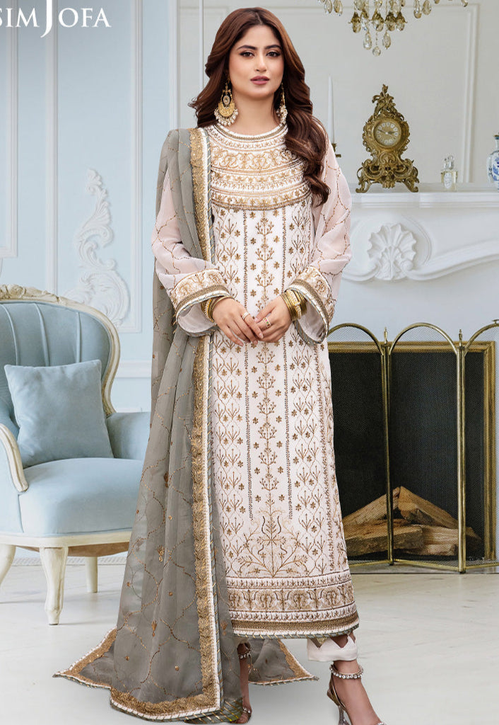 Embroidered Chiffon By Asim Jofa - STITCHED